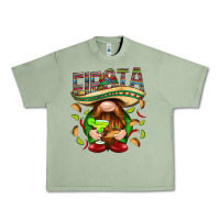 Oil Green Fiesta gnome with tacos Mexico Urban Heavy Tee - HowdyJamesFarm