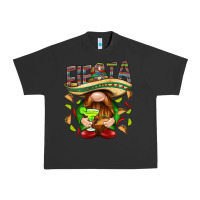 Pigment Black Fiesta gnome with tacos Mexico Urban Heavy Tee - HowdyJamesFarm