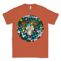 Copper Bull Skull Christmas Classic Tee - RanaPortraitStore