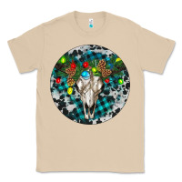 Mushroom Bull Skull Christmas Classic Tee - RanaPortraitStore