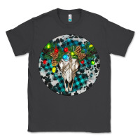 Smoke Bull Skull Christmas Classic Tee - RanaPortraitStore