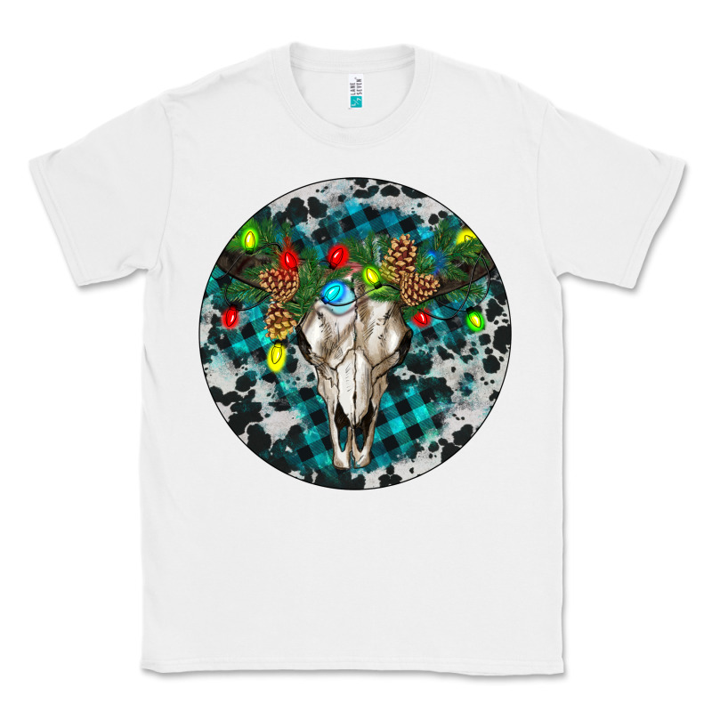 Bull Skull Christmas Classic Tee by RanaPortraitStore | Teevron