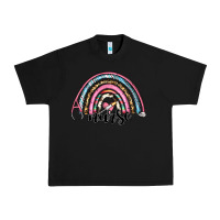 Black western nurse rainbow Urban Heavy Tee - RanaPortraitStore