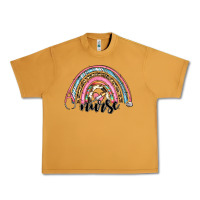 Peanut Butter western nurse rainbow Urban Heavy Tee - RanaPortraitStore