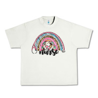 Pistachio western nurse rainbow Urban Heavy Tee - RanaPortraitStore