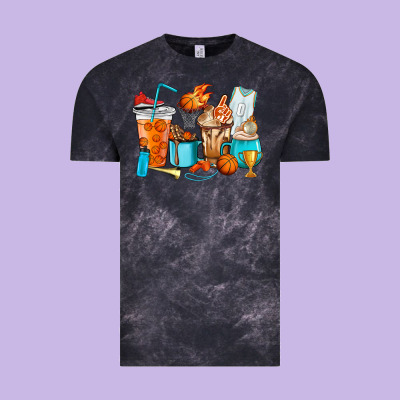 Basketball Coffee Cups Vintage Tee Designed By Howdyjamesfarm