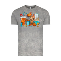 Cloud Rock Basketball coffee cups Vintage Tee - HowdyJamesFarm