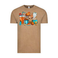 Vintage Coffee Basketball coffee cups Vintage Tee - HowdyJamesFarm