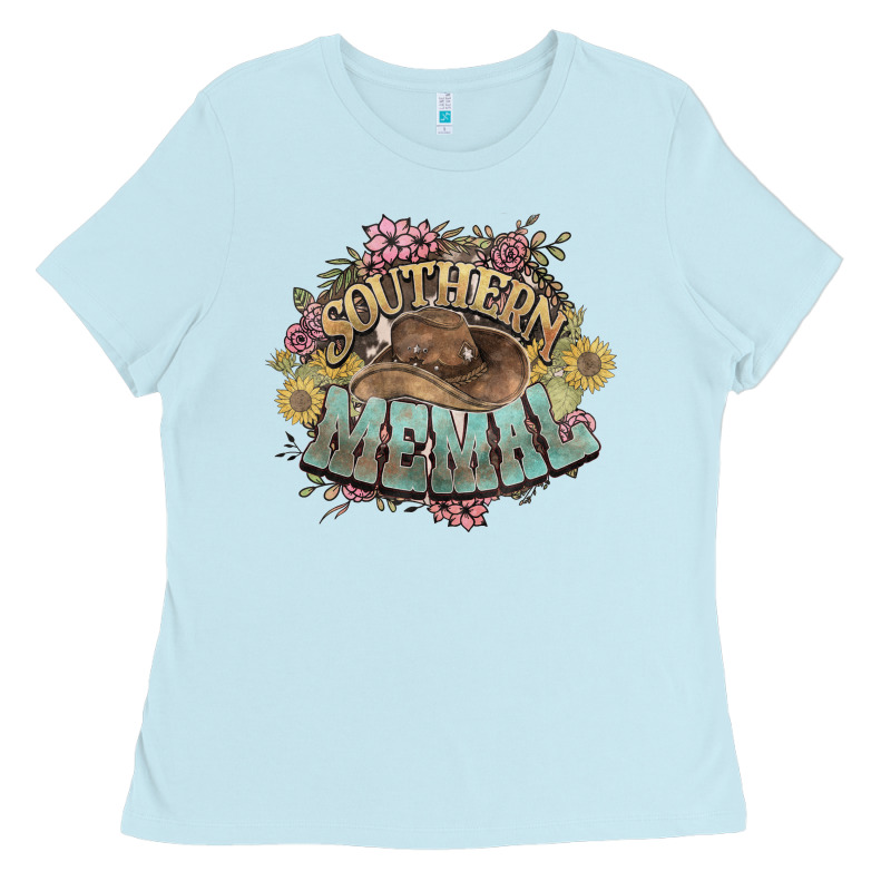 Southern Memal Western Flowers Ladies Tee by HowdyJamesFarm | Teevron