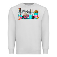 Dove Grey race day coffe cup Premium Sweatshirt - AdoDesignShop