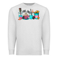 Oatmeal Heather race day coffe cup Premium Sweatshirt - AdoDesignShop