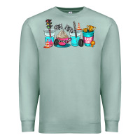 Seafoam race day coffe cup Premium Sweatshirt - AdoDesignShop