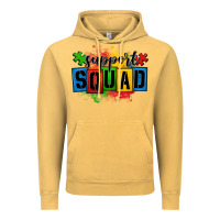 Vintage Mustard autism support squad Vintage Hoodie - OliviaCreatesArt
