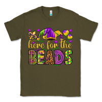 Army Green Here for the beads Classic Tee - HowdyJamesFarm