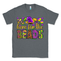 Charcoal Heather Here for the beads Classic Tee - HowdyJamesFarm