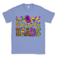 Colony Blue Here for the beads Classic Tee - HowdyJamesFarm