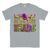 Heather Grey Here for the beads Classic Tee - HowdyJamesFarm