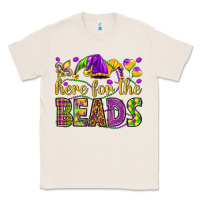 Natural Here for the beads Classic Tee - HowdyJamesFarm