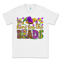 White Here for the beads Classic Tee - HowdyJamesFarm