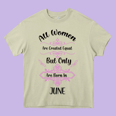 All Women Are Created Equal But Only The Smartest Are Born In July Bla Heavy Core Tee Designed By Bettercallsaul
