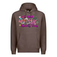 Coffee 100 Nursing Students Teams Premium Hoodie - CowhideDigitalArt