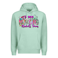 Seafoam 100 Nursing Students Teams Premium Hoodie - CowhideDigitalArt