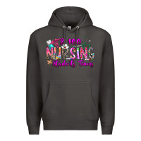 Smoke 100 Nursing Students Teams Premium Hoodie - CowhideDigitalArt