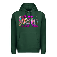 Sports Green 100 Nursing Students Teams Premium Hoodie - CowhideDigitalArt