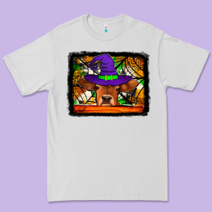Halloween Heifer Premium Tee Designed By Jasminsmagicworld