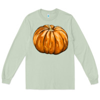 Matcha Pumpkin Long Sleeve Tee - FaDigitalArtStudio