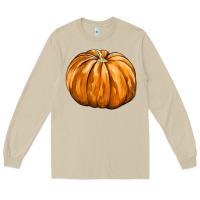 Mushroom Pumpkin Long Sleeve Tee - FaDigitalArtStudio