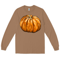 Toasted Coconut Pumpkin Long Sleeve Tee - FaDigitalArtStudio
