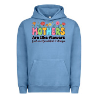 Pigment Pebble Blue mothers are like flowers Urban Hoodie - JahusDesignShop