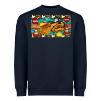 Navy bulldozer sippy Heavyweight Sweatshirt - Artiststas