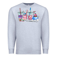 Heather Grey dentist coffee cups Premium Sweatshirt - AdoDesignShop