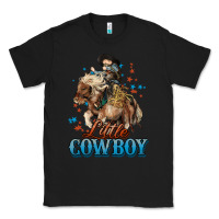 Black Little Cowboy Midilli Horse kid boy Classic Tee - HowdyJamesFarm