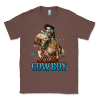 Chestnut Little Cowboy Midilli Horse kid boy Classic Tee - HowdyJamesFarm