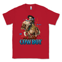 Red Little Cowboy Midilli Horse kid boy Classic Tee - HowdyJamesFarm