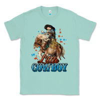 Seafoam Little Cowboy Midilli Horse kid boy Classic Tee - HowdyJamesFarm