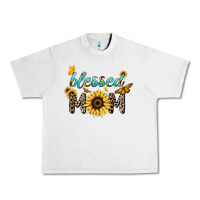 Lunar Rock Blessed mom sunflower butterfly mother's day Urban Heavy Tee - HowdyJamesFarm