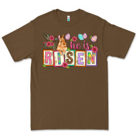 Cacao He is risen Premium Tee - NancyCooperArtShop