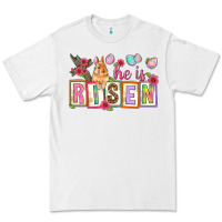 White He is risen Premium Tee - NancyCooperArtShop