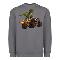 Storm monster truck and t rex dinosaur Heavyweight Sweatshirt - Artiststas