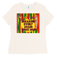 Bone juneteenth breaking every chain since 1865 Ladies Tee - TumblerDesignByShophia