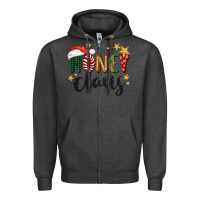 Charcoal Heather honey claus christmas Zipper Hoodie - BarkalooDesign