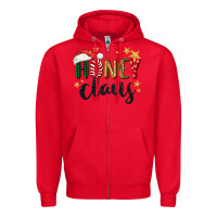 Red honey claus christmas Zipper Hoodie - BarkalooDesign