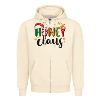 Sandshell honey claus christmas Zipper Hoodie - BarkalooDesign