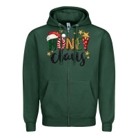 Sports Green honey claus christmas Zipper Hoodie - BarkalooDesign