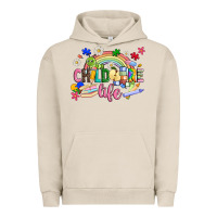 Pigment French Oak childcare life Urban Hoodie - JahusDesignShop