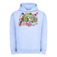 Pigment Grape Ice childcare life Urban Hoodie - JahusDesignShop